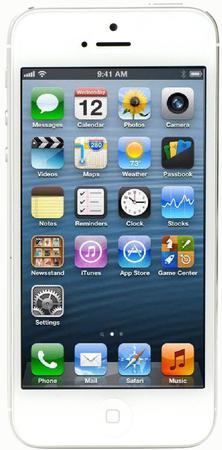 Смартфон Apple iPhone 5 32Gb White & Silver - Баксан