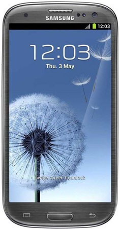 Смартфон Samsung Galaxy S3 GT-I9300 16Gb Titanium grey - Баксан